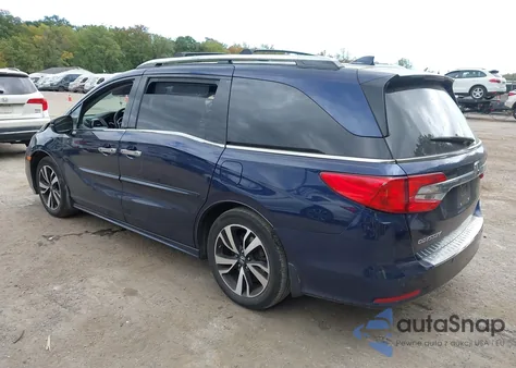 2018 Honda Odyssey Elite из США, поврежденный, VIN 5FNRL6H92JB030933